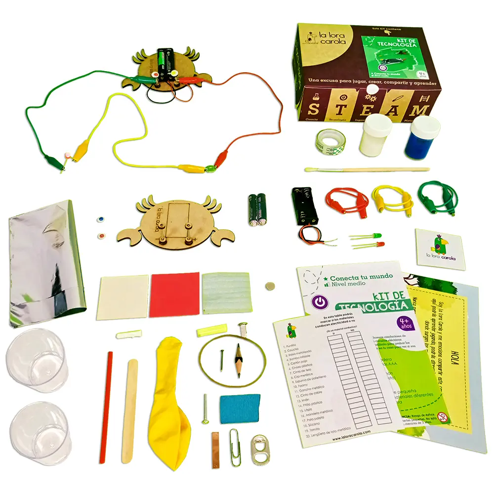 Kit Conecta tu mundo | Juguete Educativo de Madera (+4 años)